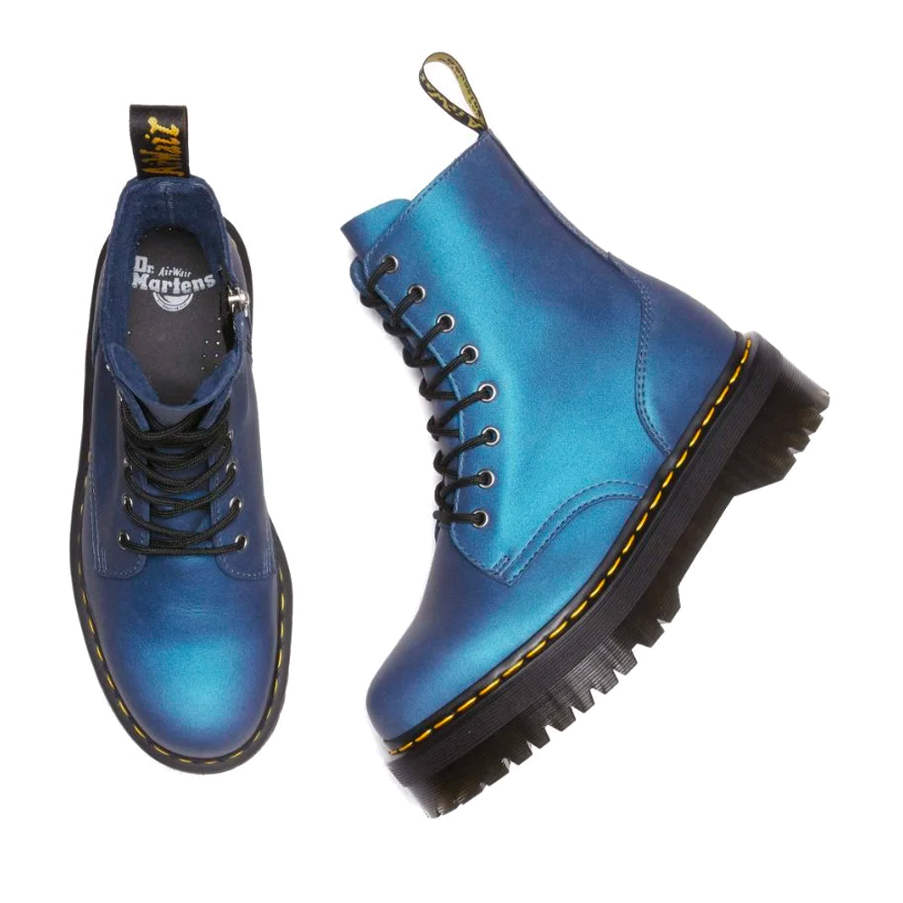 Dr martens outlet blue boots